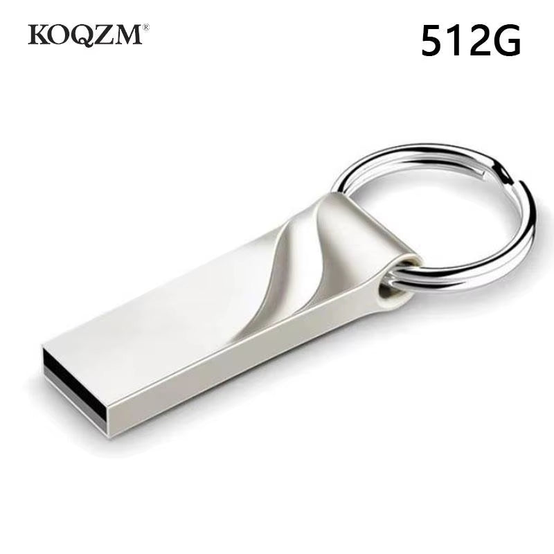 High Speed USB 3.0 Flash Stick Metal Pen Drive 3.0 Metal USB Flash Drive 32GB-128GB 256GB 512GB 1TB 2TB Memory Flash Stick