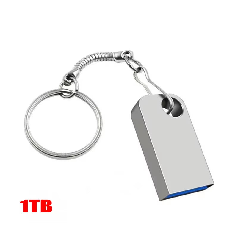 High Speed USB 3.0 Flash Stick Metal Pen Drive 3.0 Metal USB Flash Drive 32GB-128GB 256GB 512GB 1TB 2TB Memory Flash Stick