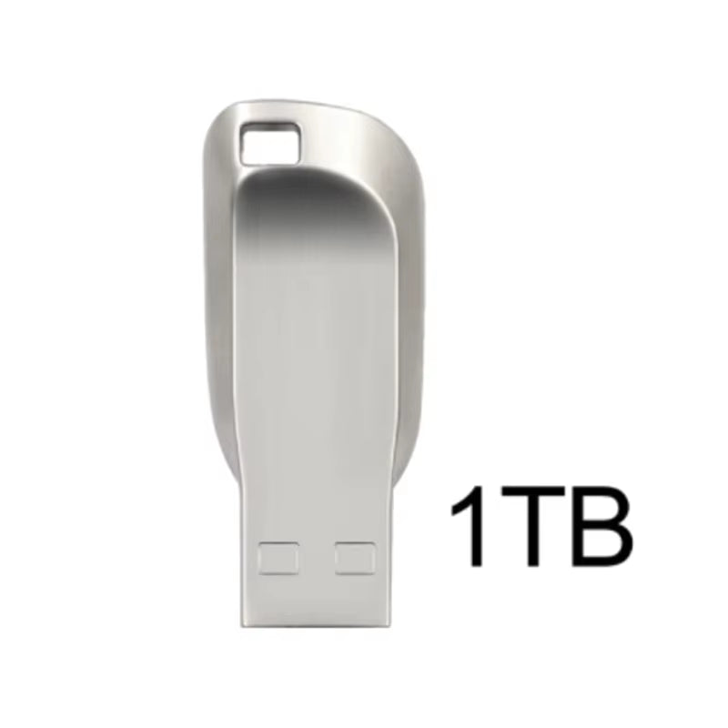 High Speed USB 3.0 Flash Stick Metal Pen Drive 3.0 Metal USB Flash Drive 32GB-128GB 256GB 512GB 1TB 2TB Memory Flash Stick